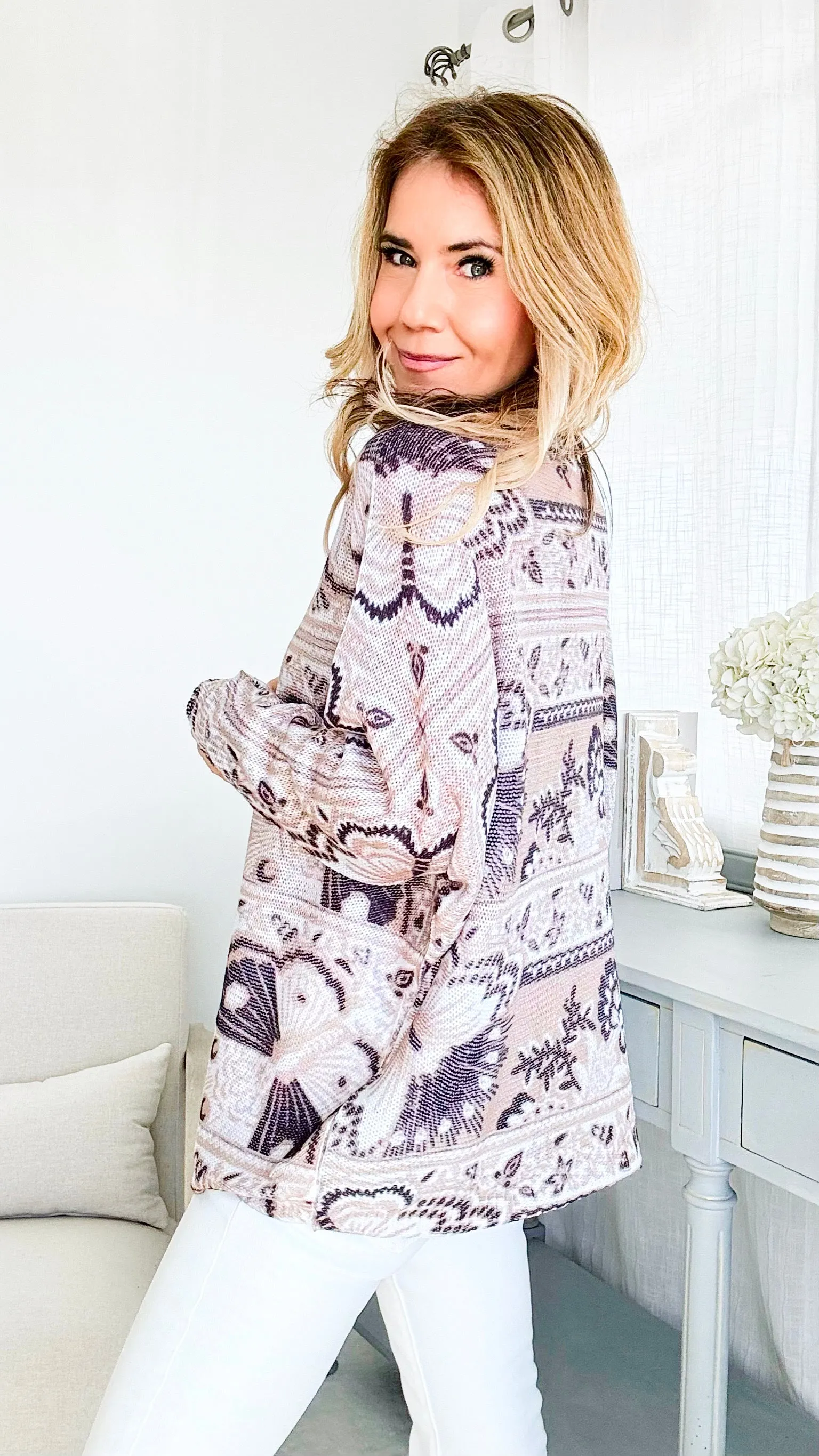 Adorable Butterfly Italian St Tropez Knit