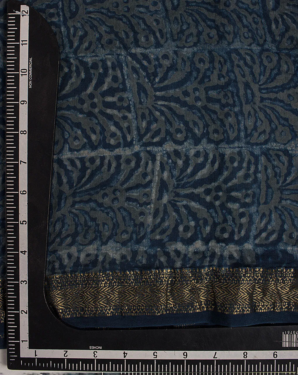 Akola Hand Block Maheshwari Chanderi Fabric