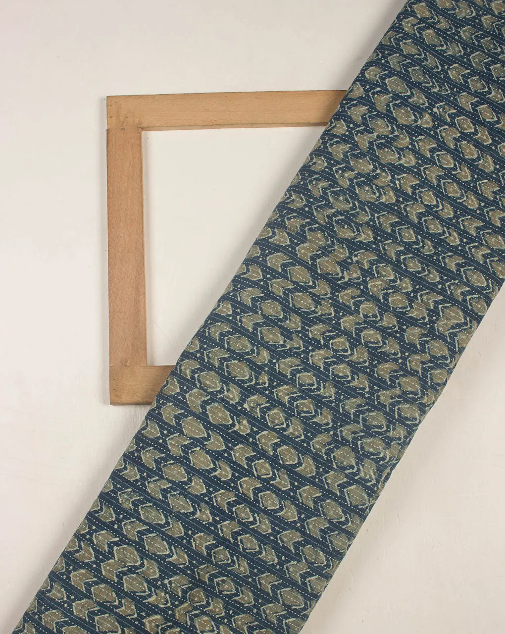 Azo-Free Certified Akola Hand Block Kantha Cotton Fabric