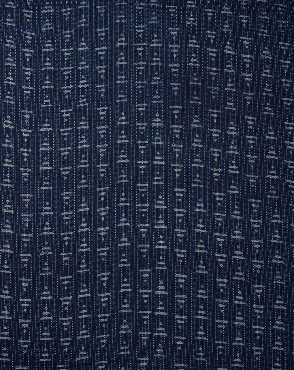Azo-Free Certified Akola Hand Block Kantha Cotton Fabric
