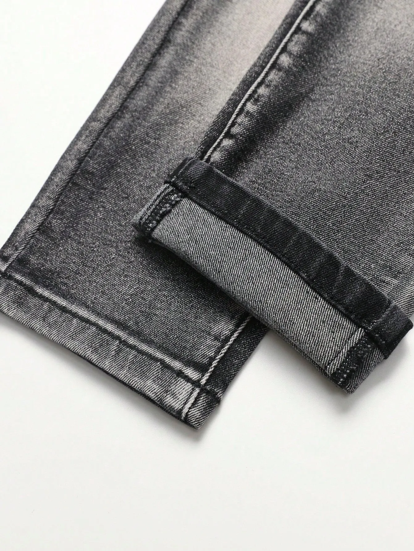 Boy's Ripped Bleach Wash Jeans