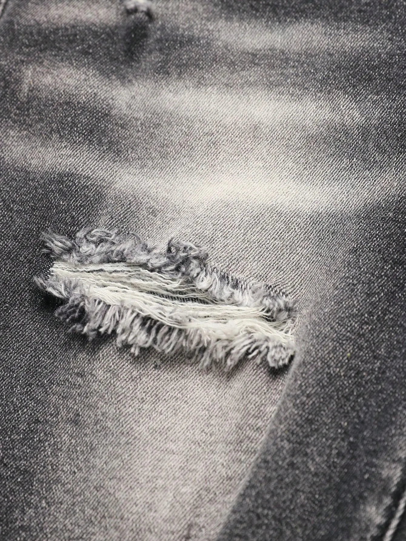 Boy's Ripped Bleach Wash Jeans