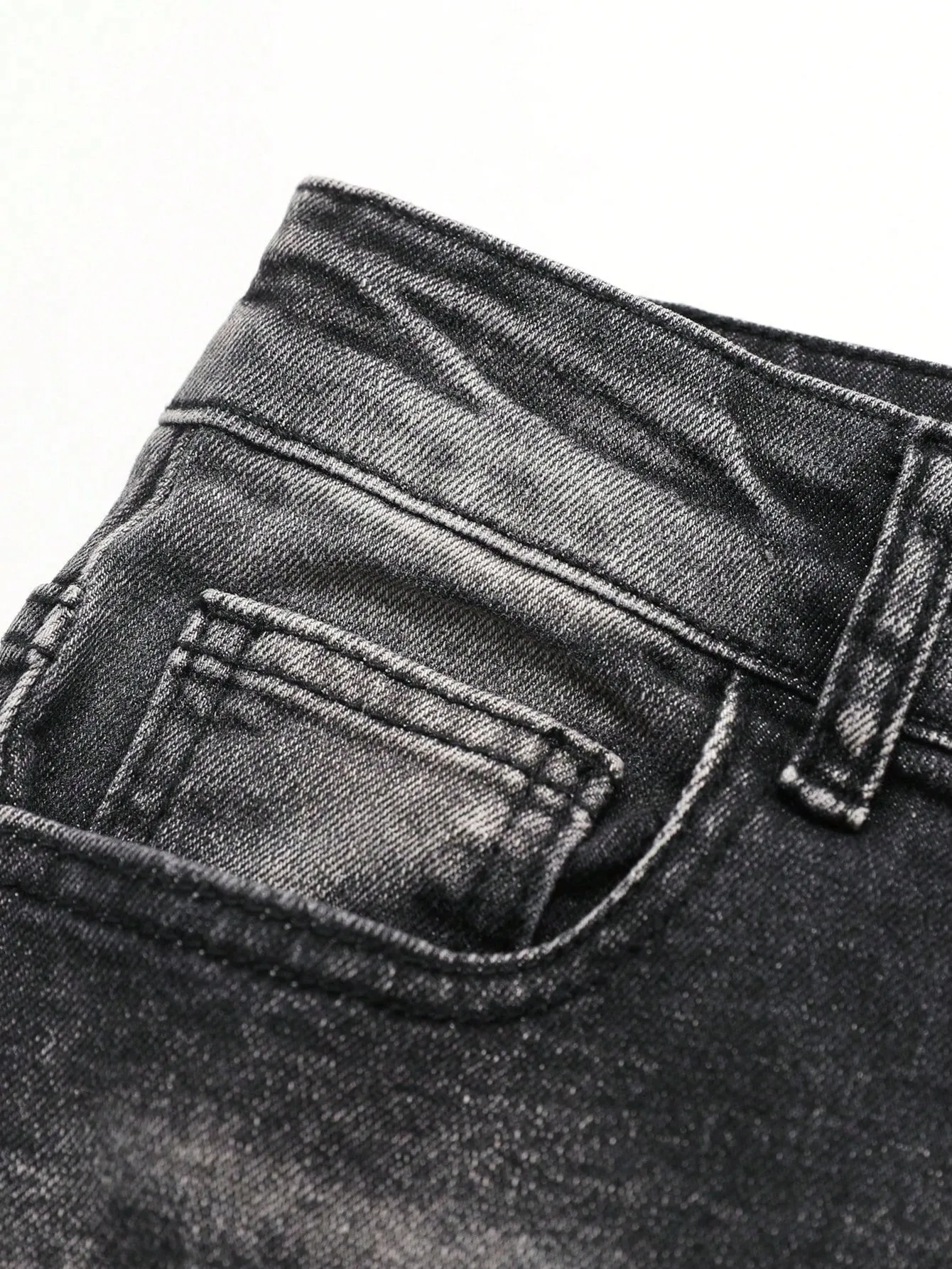Boy's Ripped Bleach Wash Jeans