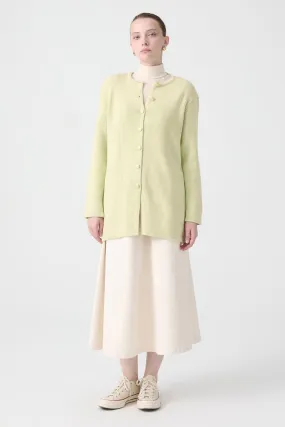 BUTTONED LONG CARDIGAN