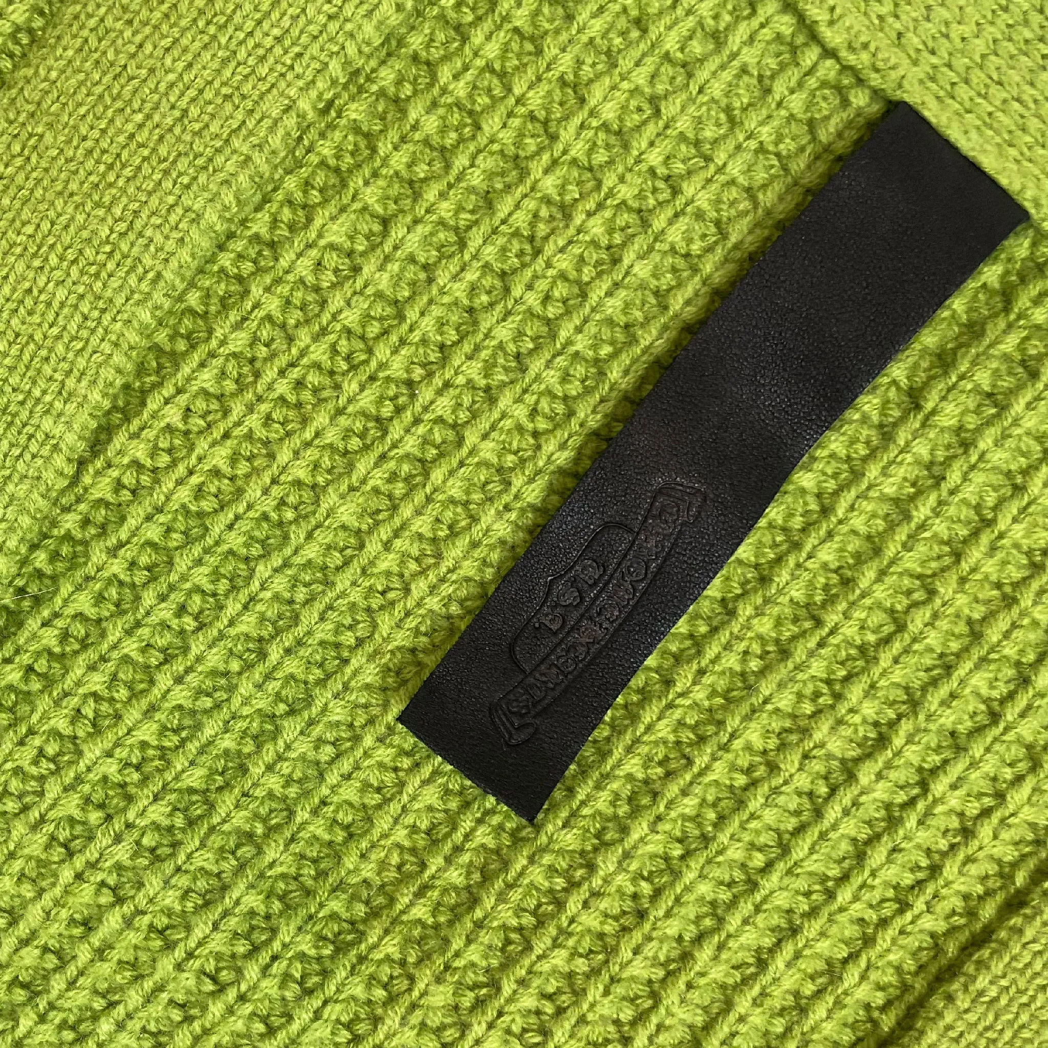 Cashmere 'Hit & Run' Zebra Cross Patch Cardigan