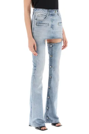 chaps' jeans with cut-out