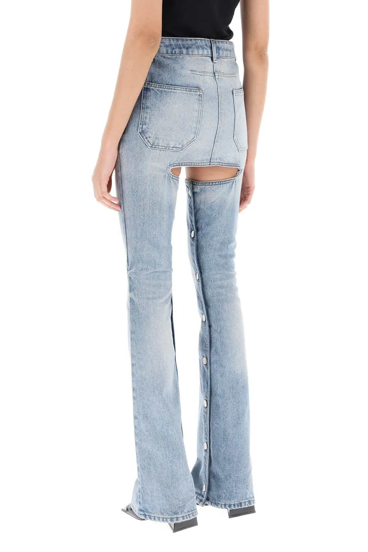 chaps' jeans with cut-out
