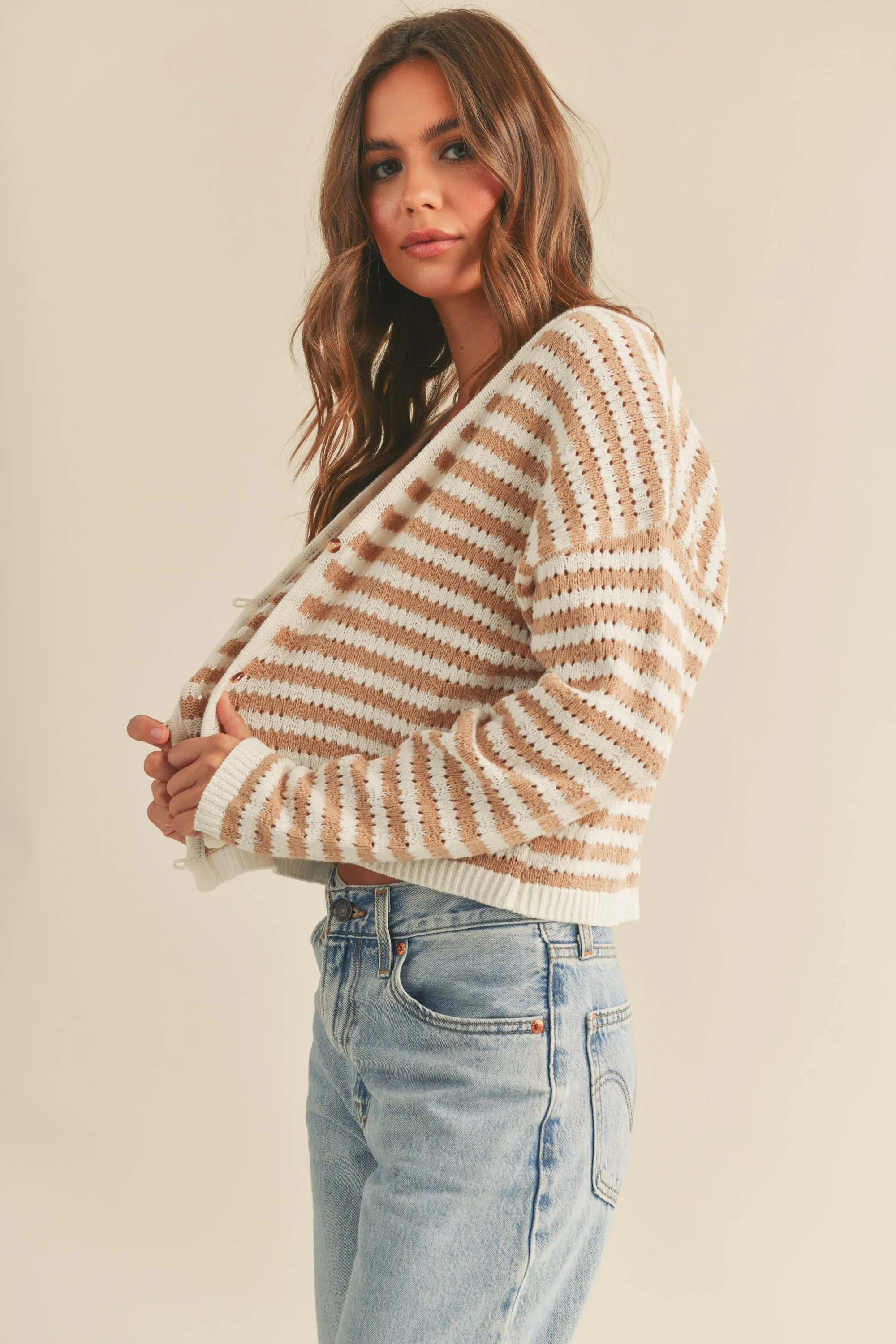 Crisp Air Crochet Cardigan