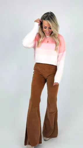 Crop Gradient Sweater