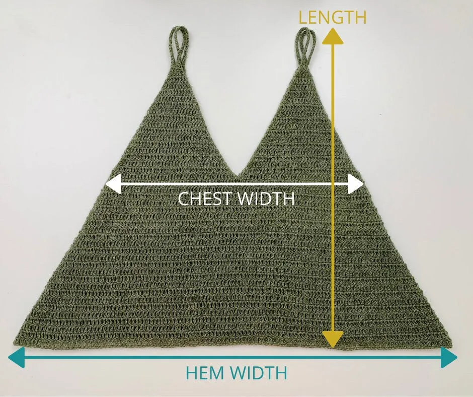 Easy Crochet Tank Top Pattern PDF and bonus Video Tutorial includes women's sizes XS-XXL, a simple easy crochet top for summer