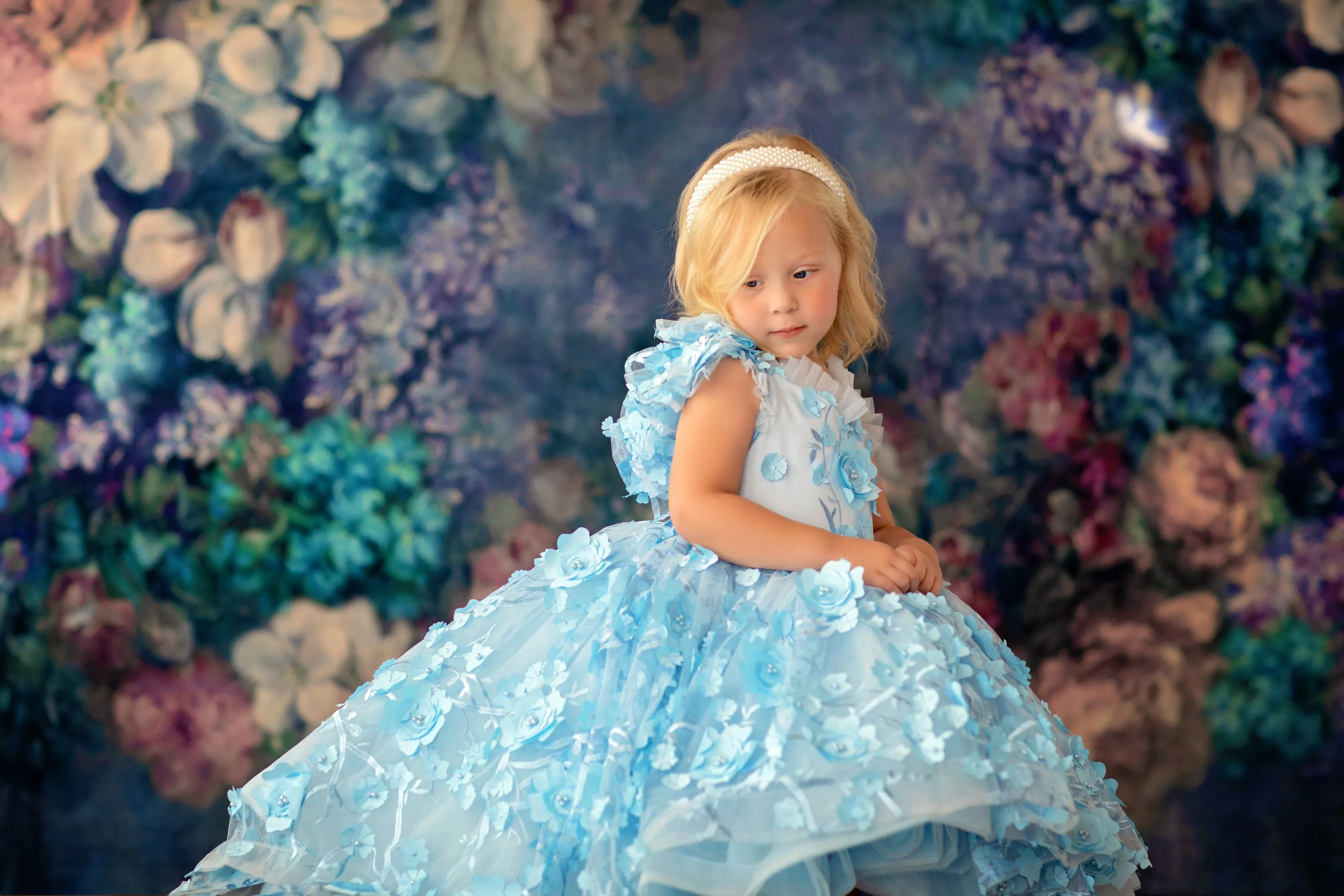 Guc- retired rental "April" - High Low Length Dress ( 2 Year - Petite 4 Year)