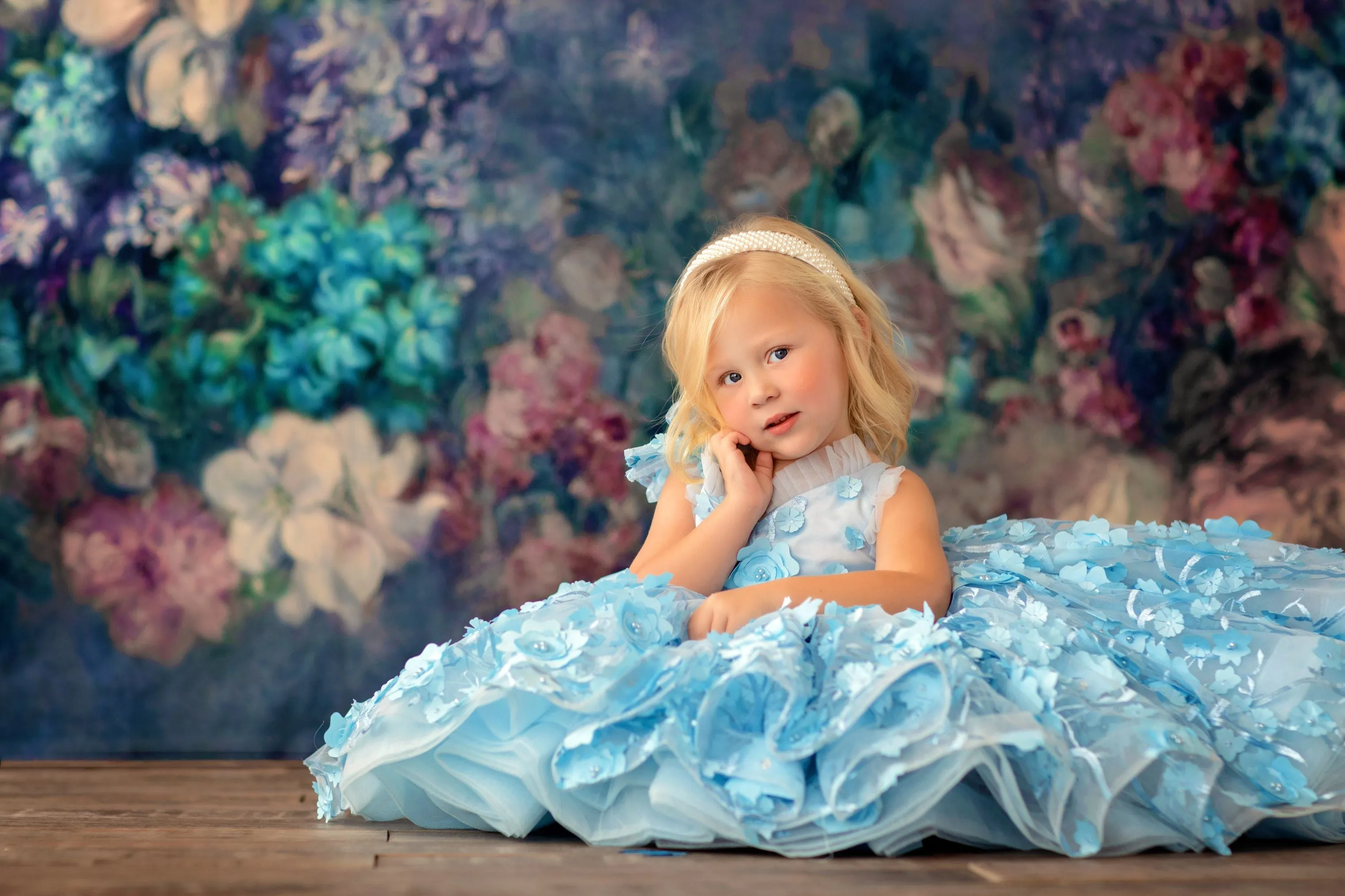 Guc- retired rental "April" - High Low Length Dress ( 2 Year - Petite 4 Year)