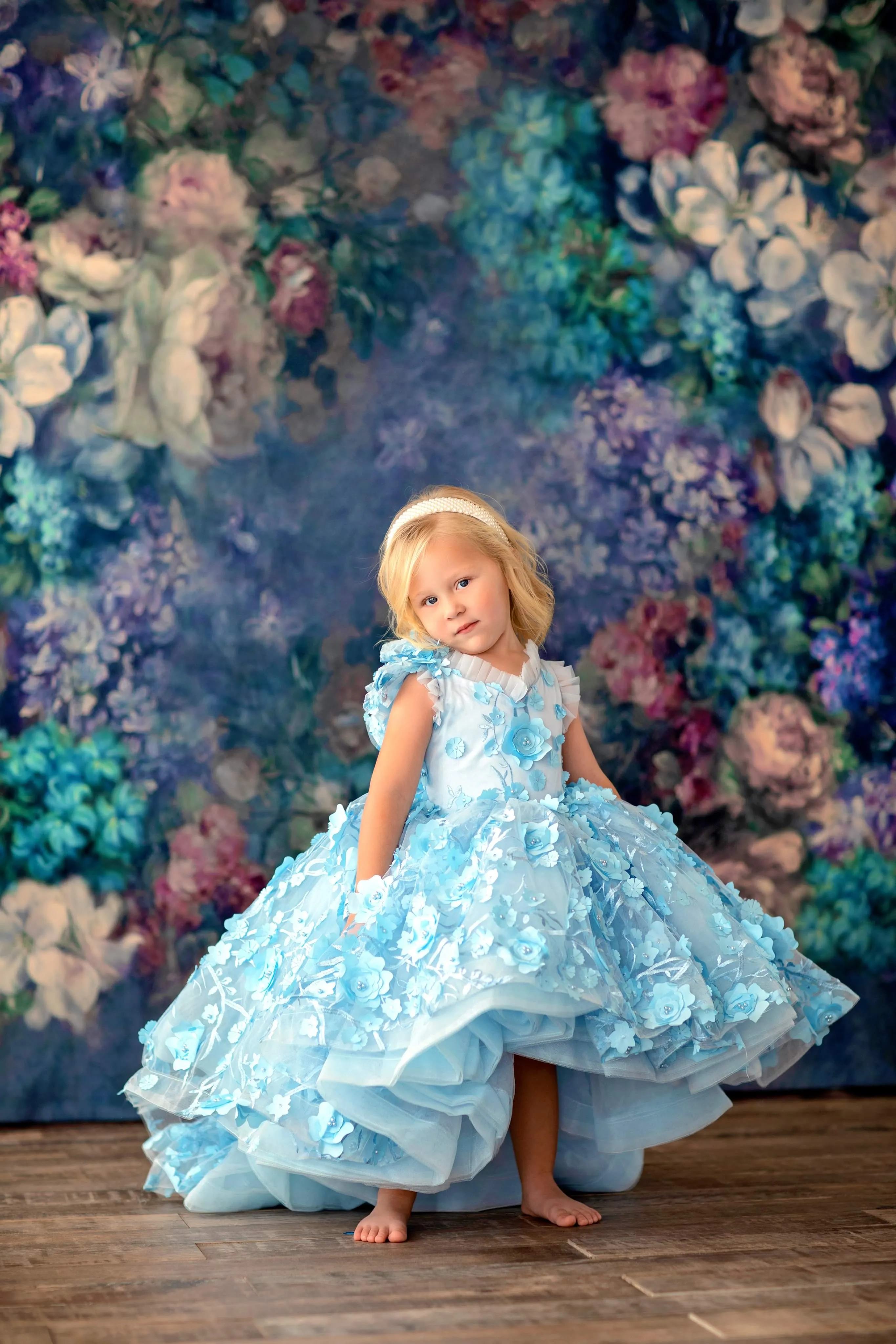 Guc- retired rental "April" - High Low Length Dress ( 2 Year - Petite 4 Year)