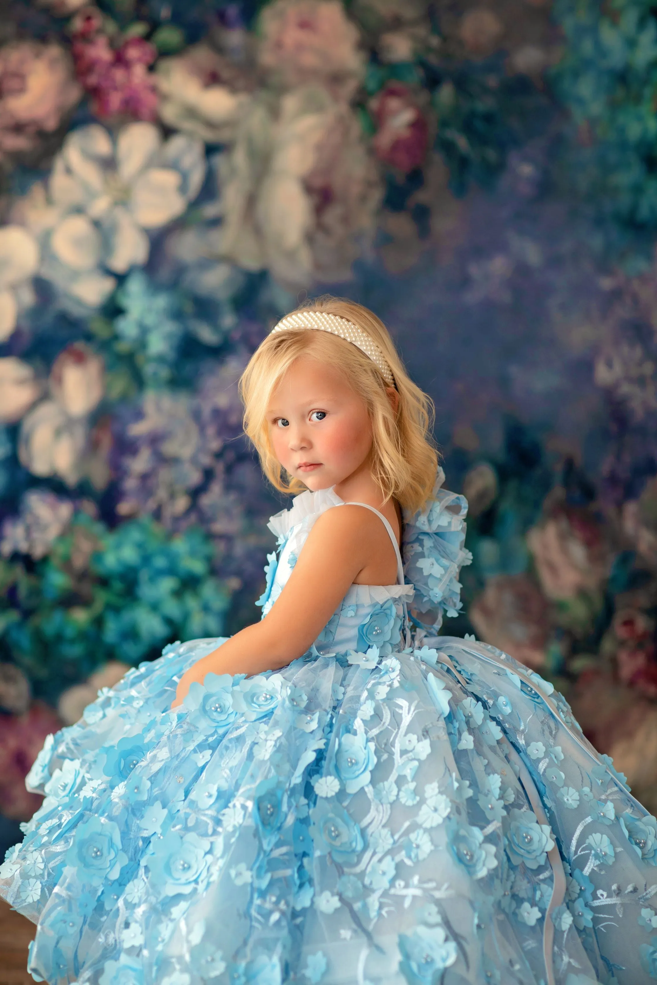 Guc- retired rental "April" - High Low Length Dress ( 2 Year - Petite 4 Year)