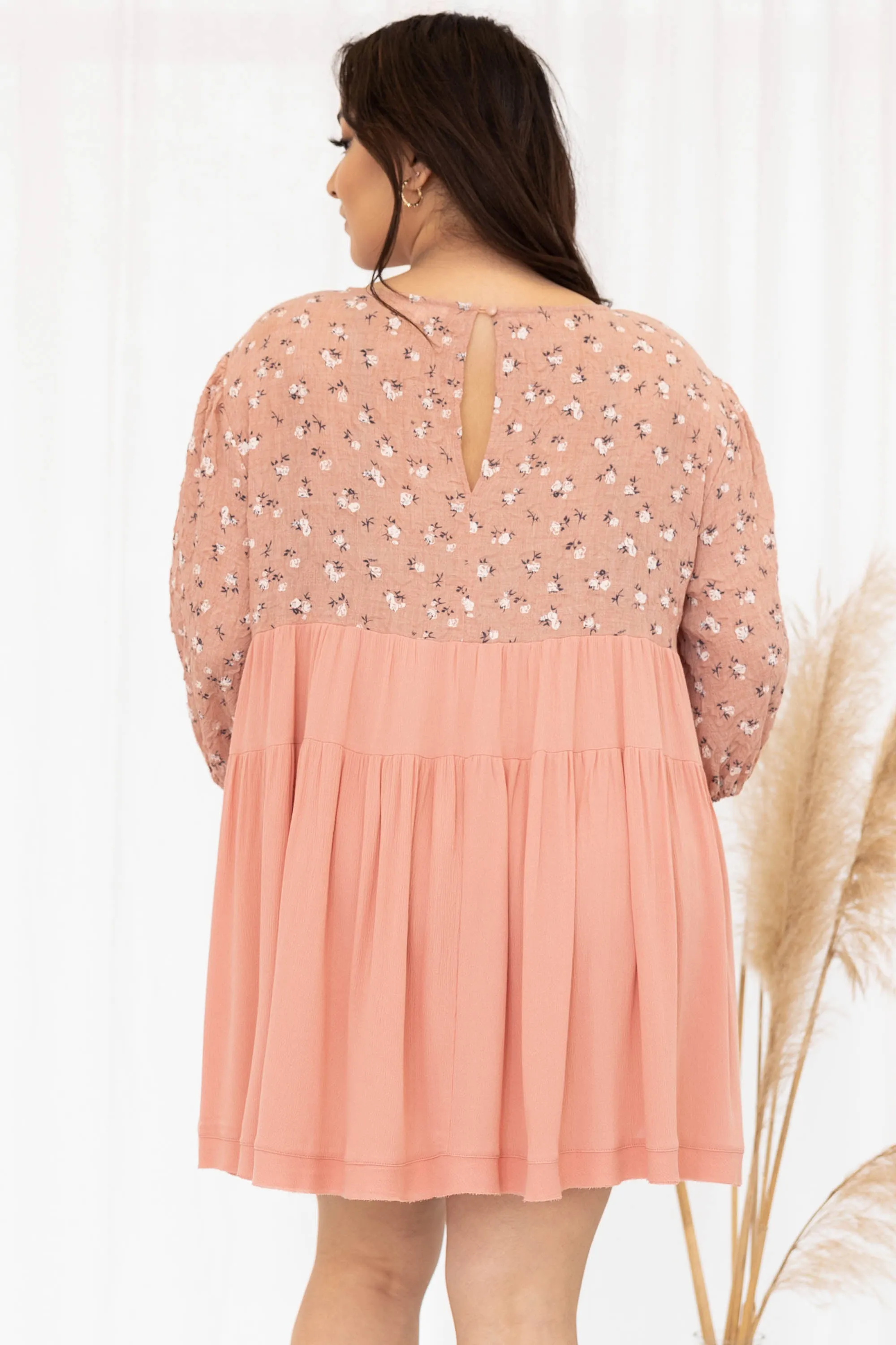 Heels and Good Feels Dress, Dusty Pink