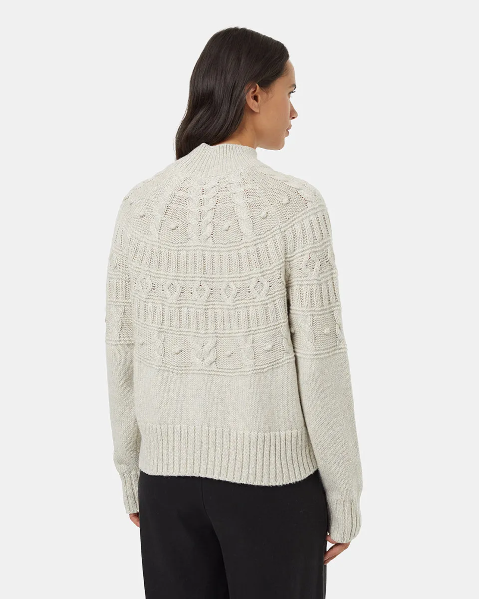 Highline Pom Neck Sweater