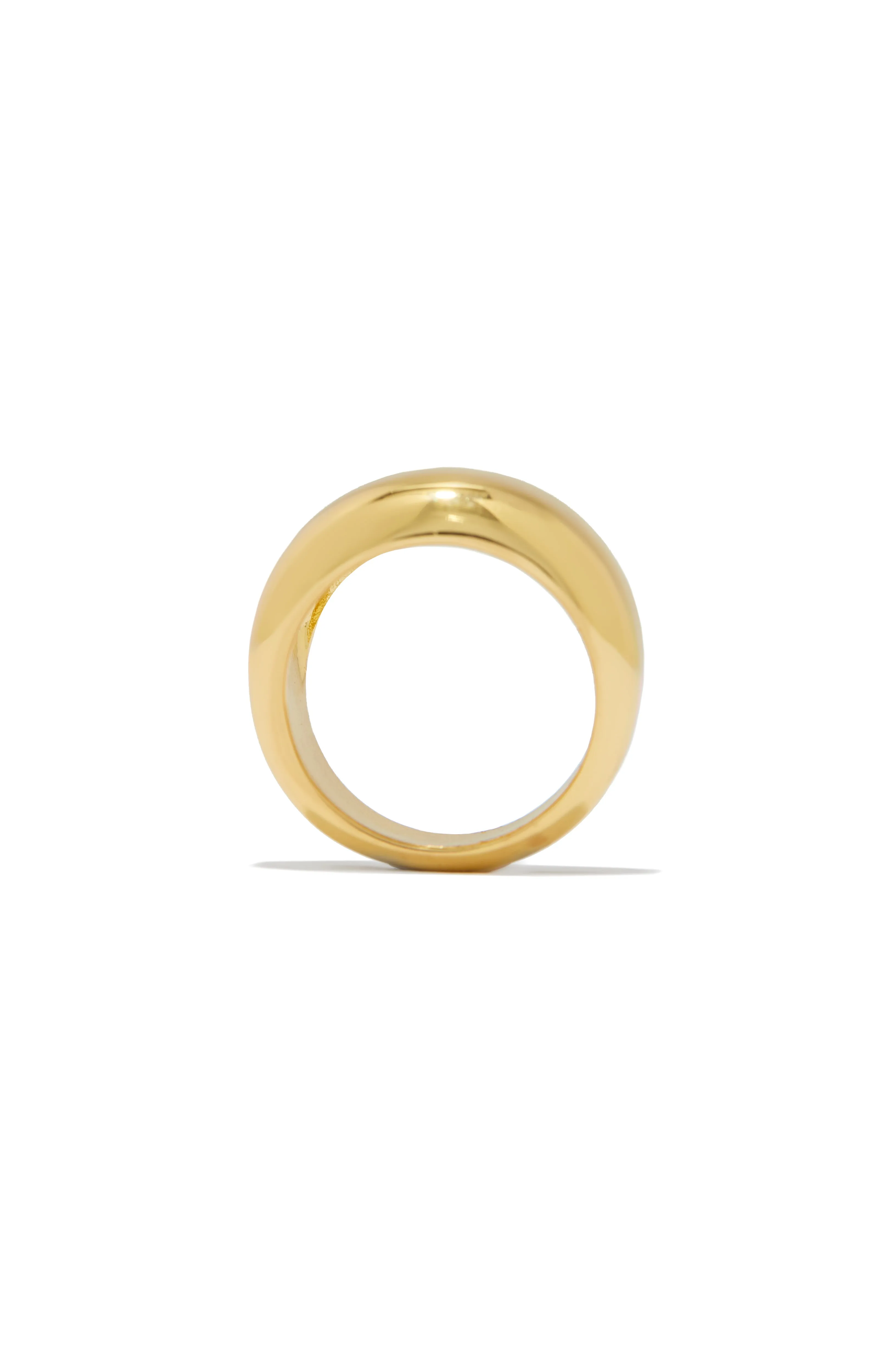 Jina Single Band Ring - Gold