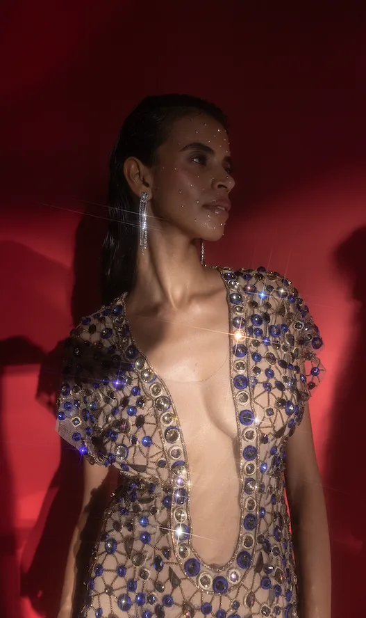 Lapis Crystal Dress