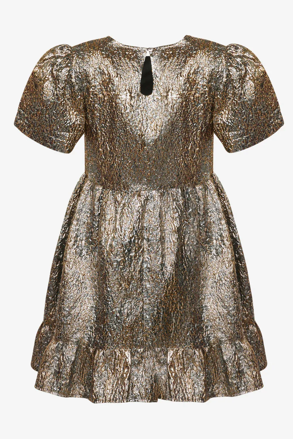 Maine Taylor Dress - Silver/Gold Mix