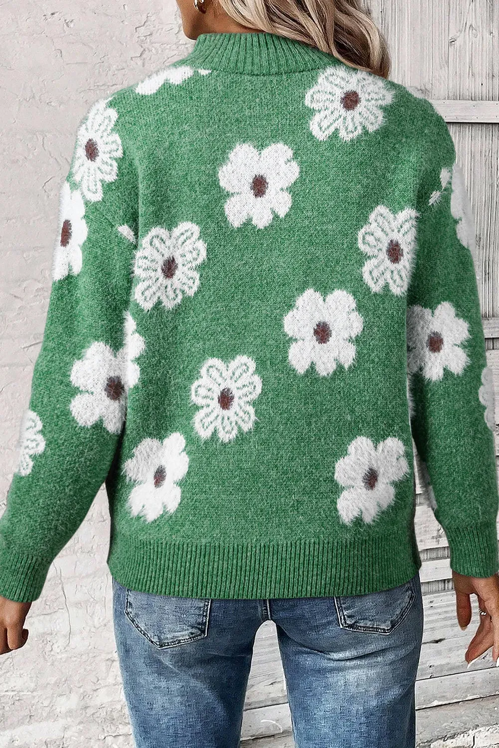 Odessa™ - Floral Zip Sweater