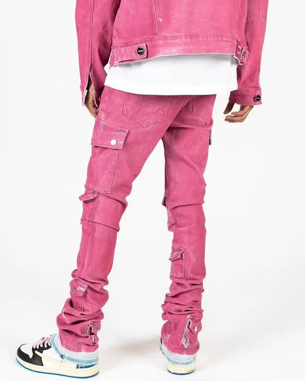 PHEELINGS MY PLEASURE FLARE STACK DENIM (ROUGE)