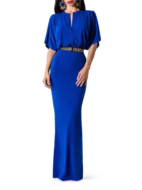 "Helena" V-Neck Maxi Dress