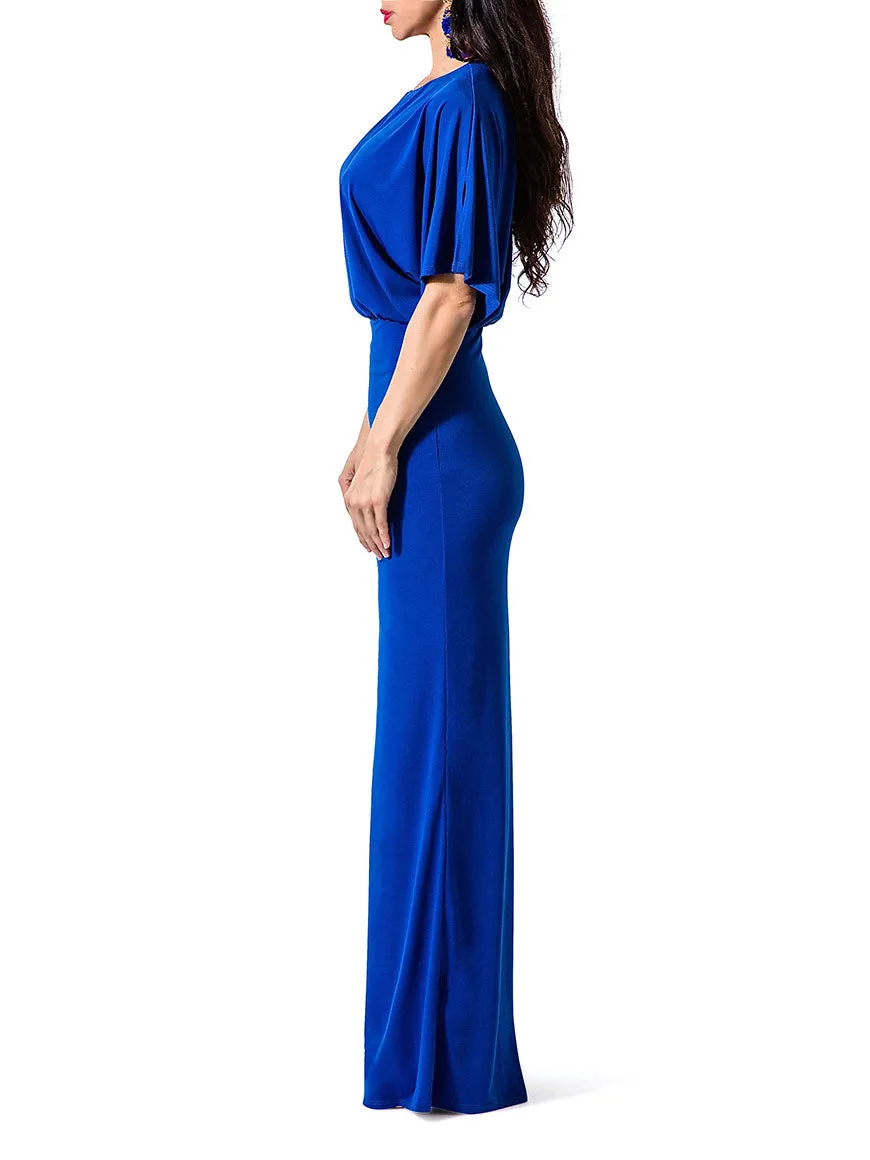 "Helena" V-Neck Maxi Dress
