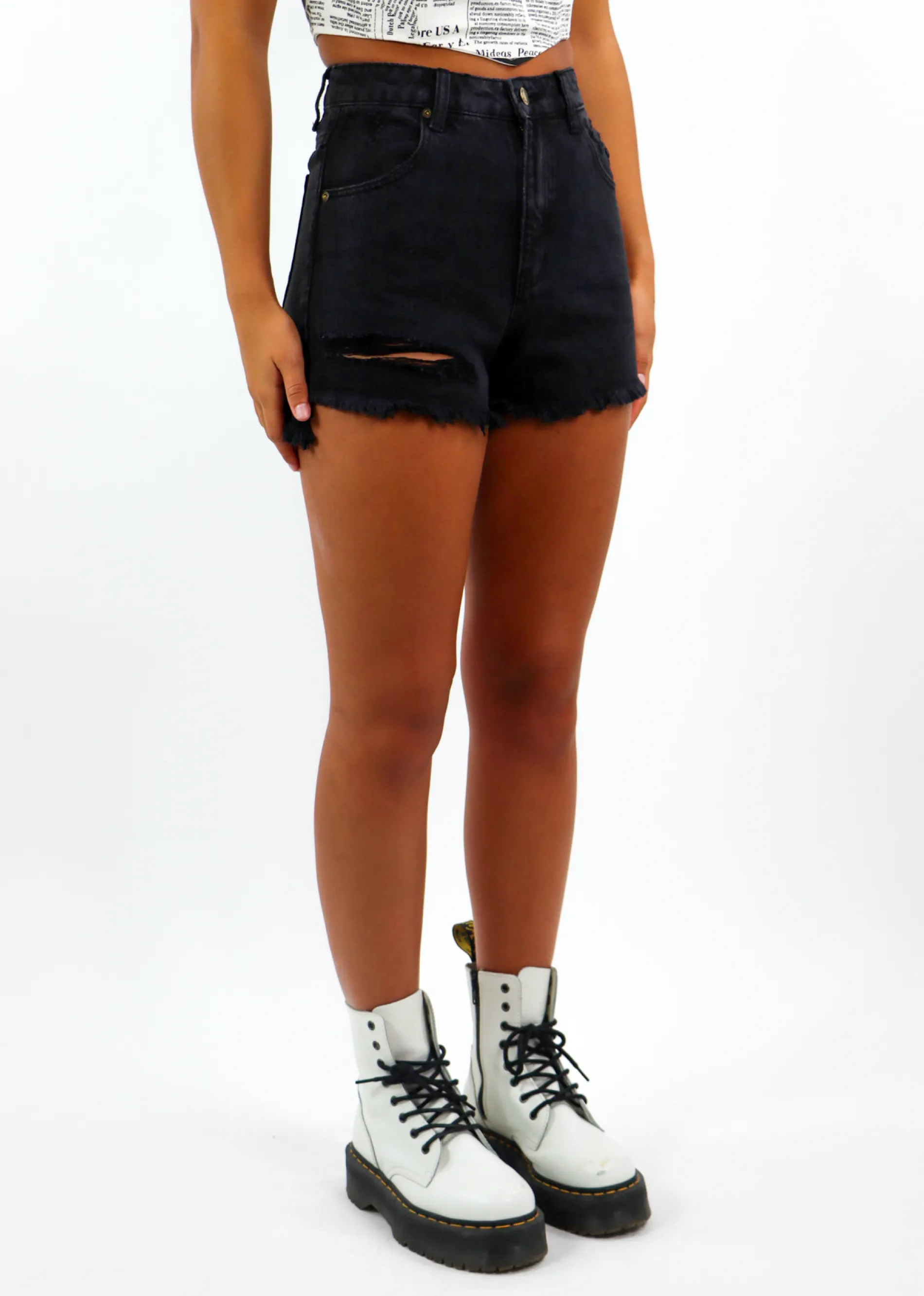 Rolla's Vamos A La Playa Jean Shorts ★ Black