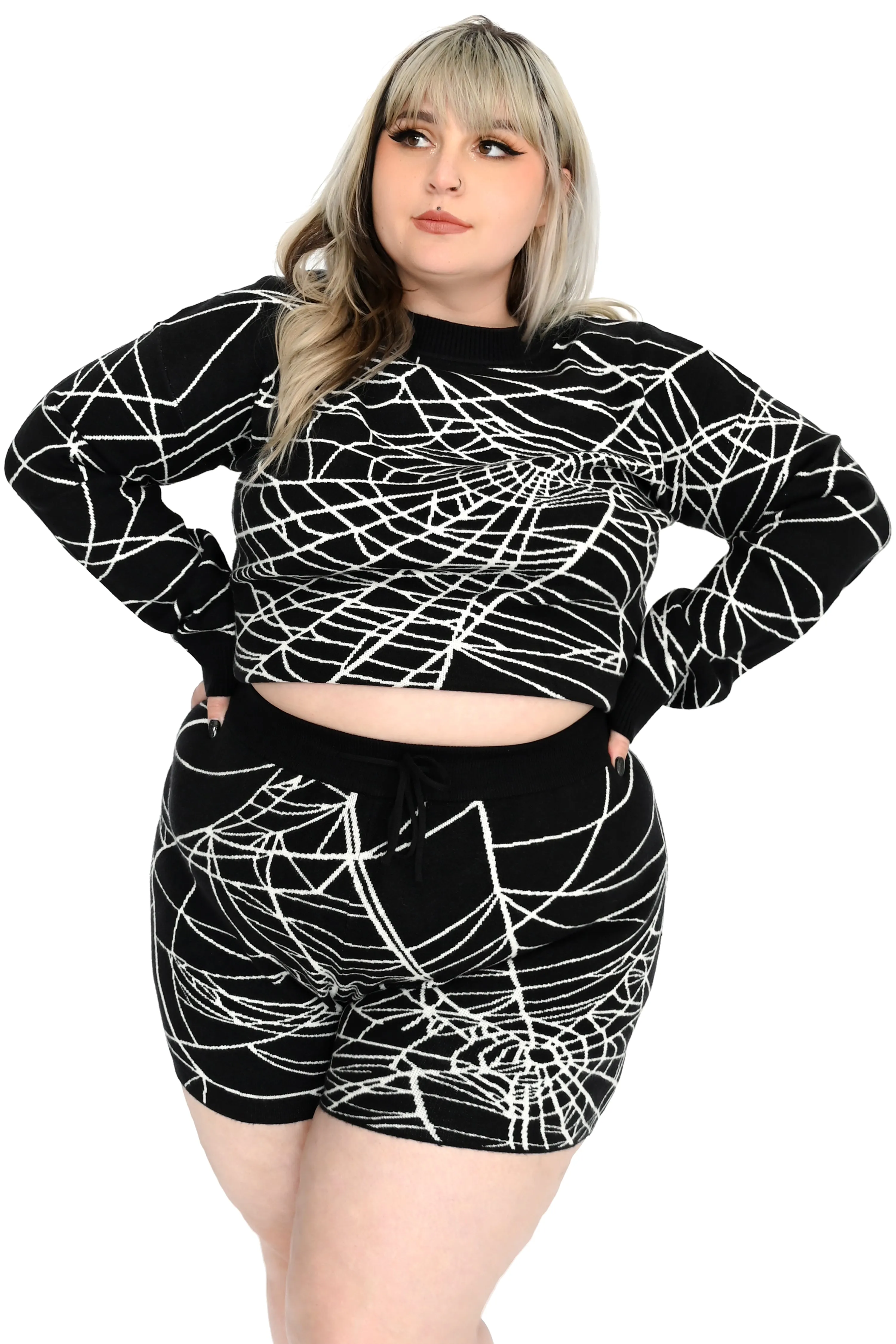 SAMPLE Cobweb Shorts - XS and 4X left! No restock! - FINAL SALE