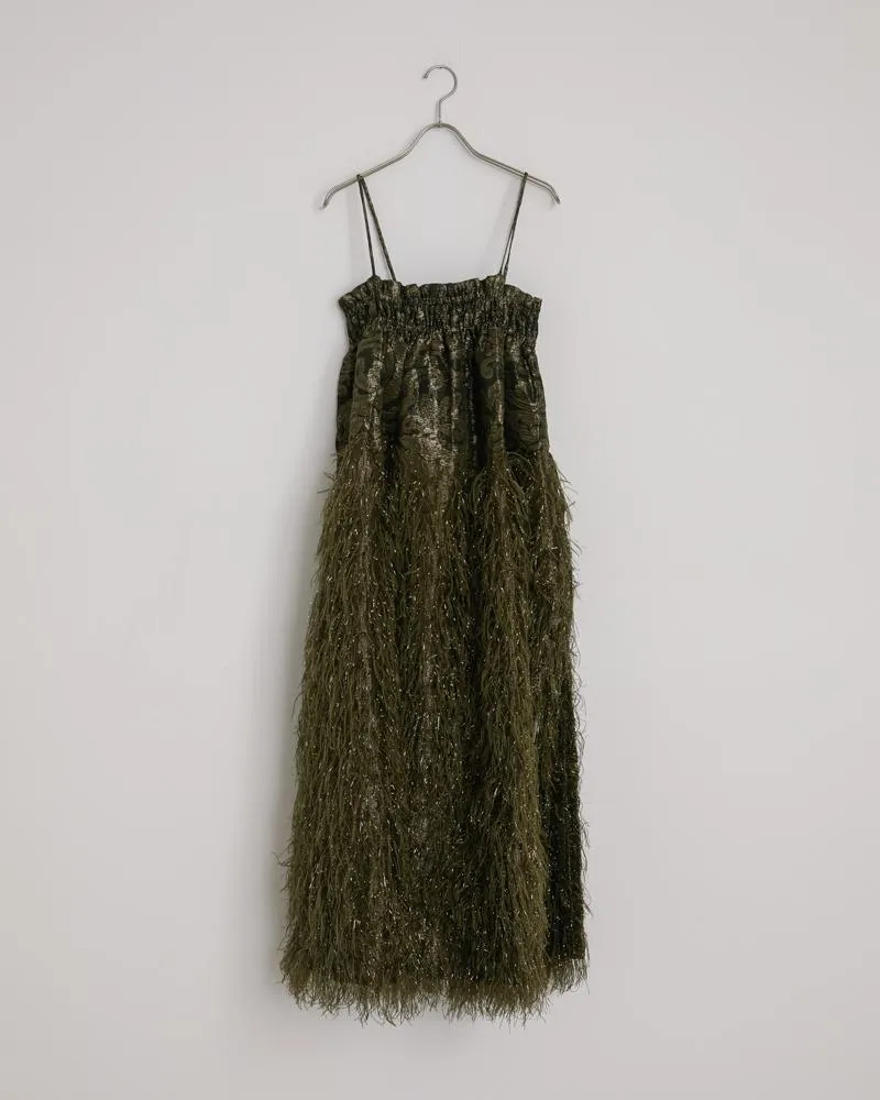 Strap Dress in Green