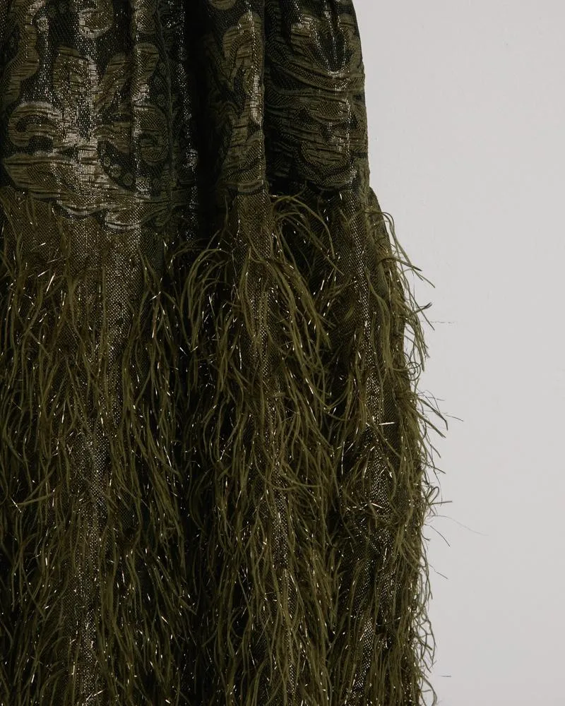 Strap Dress in Green