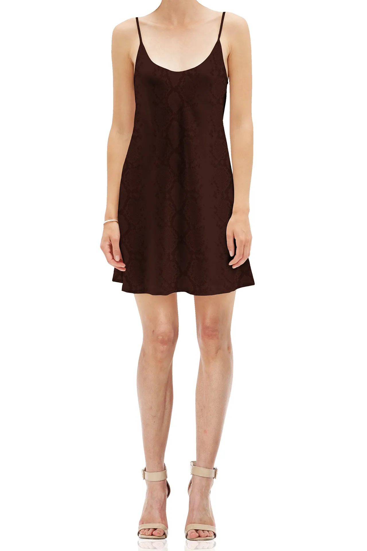 Sustainable Cupro  Mini  Slip Dress