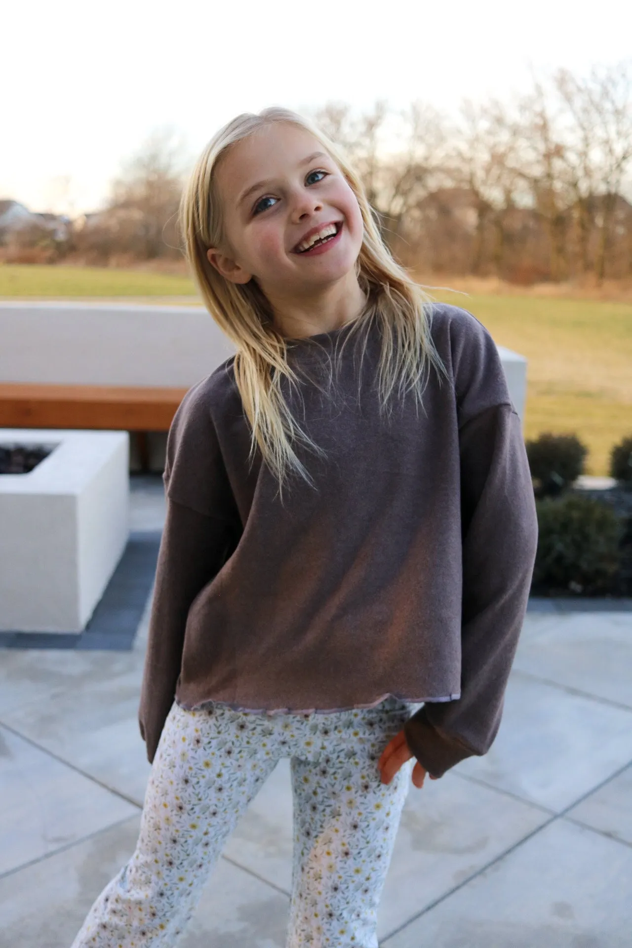 Taupe Fleece Sweater