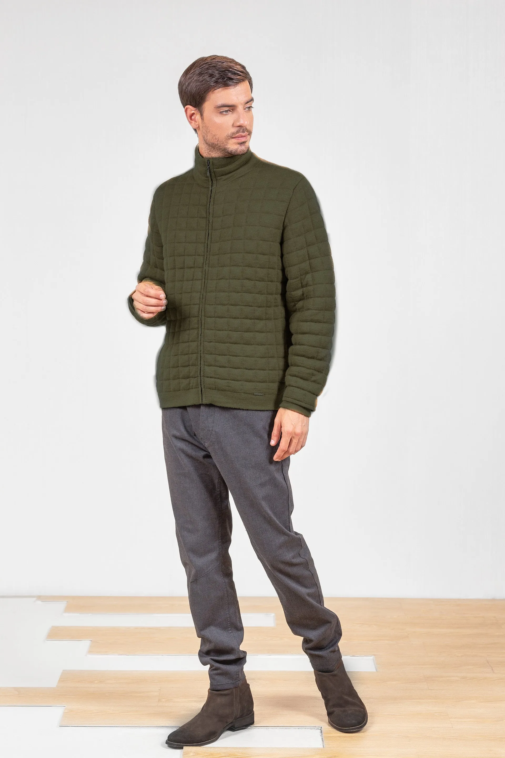 Usain Cardigan Baby Alpaca Color Green