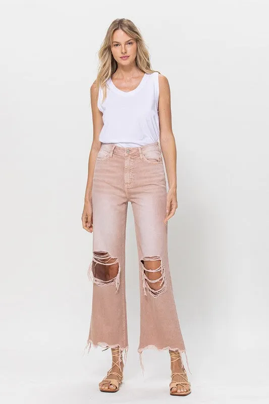 Vervet 90's Vintage Crop Flare Jeans