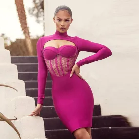 Watch Your Back Mini Dress