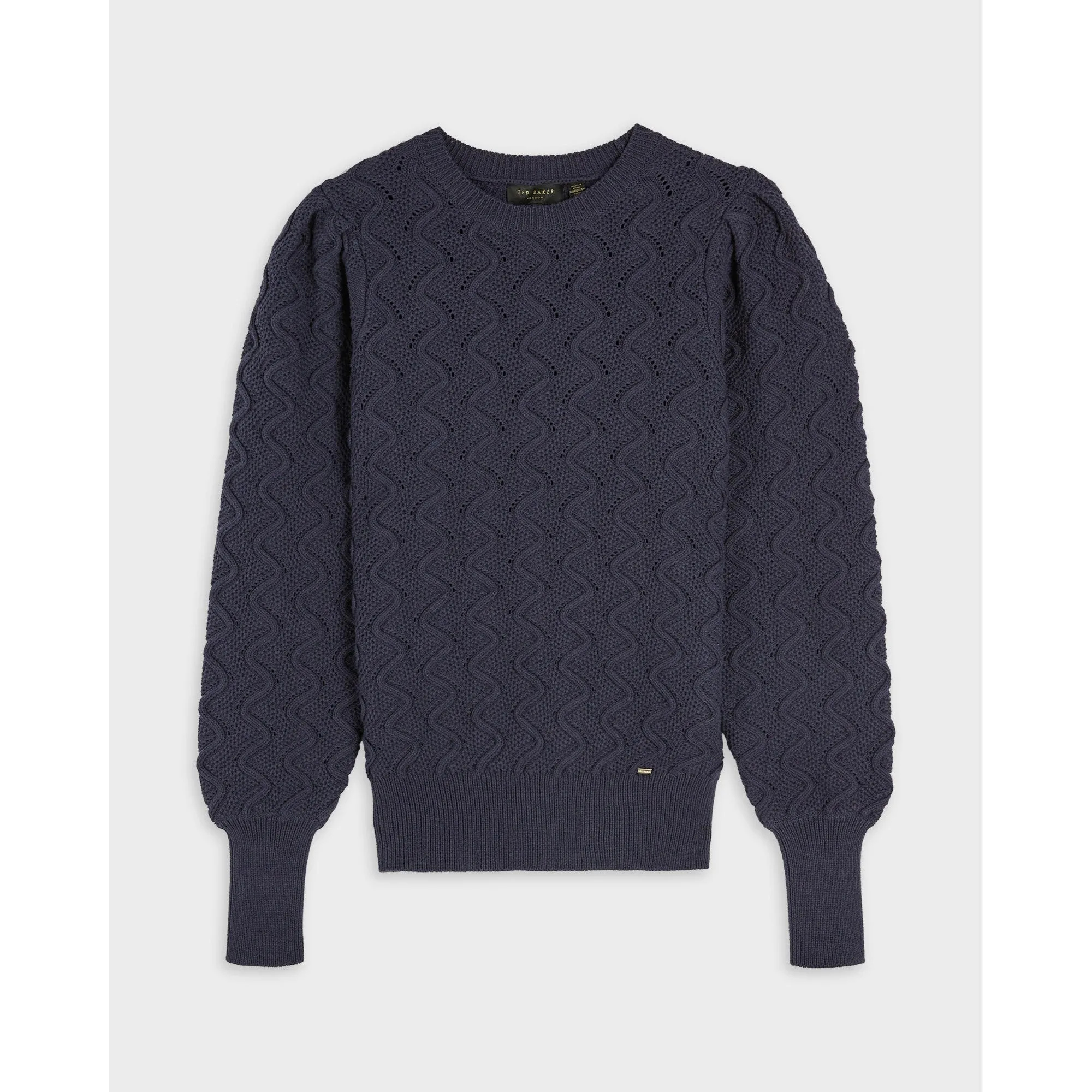 Women Wmk-Romanu-Pointelle Sweater - Midnight