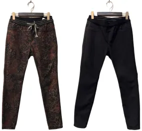 Zac & Zoe Reversible Jeans Loretta Elastic Waist Black